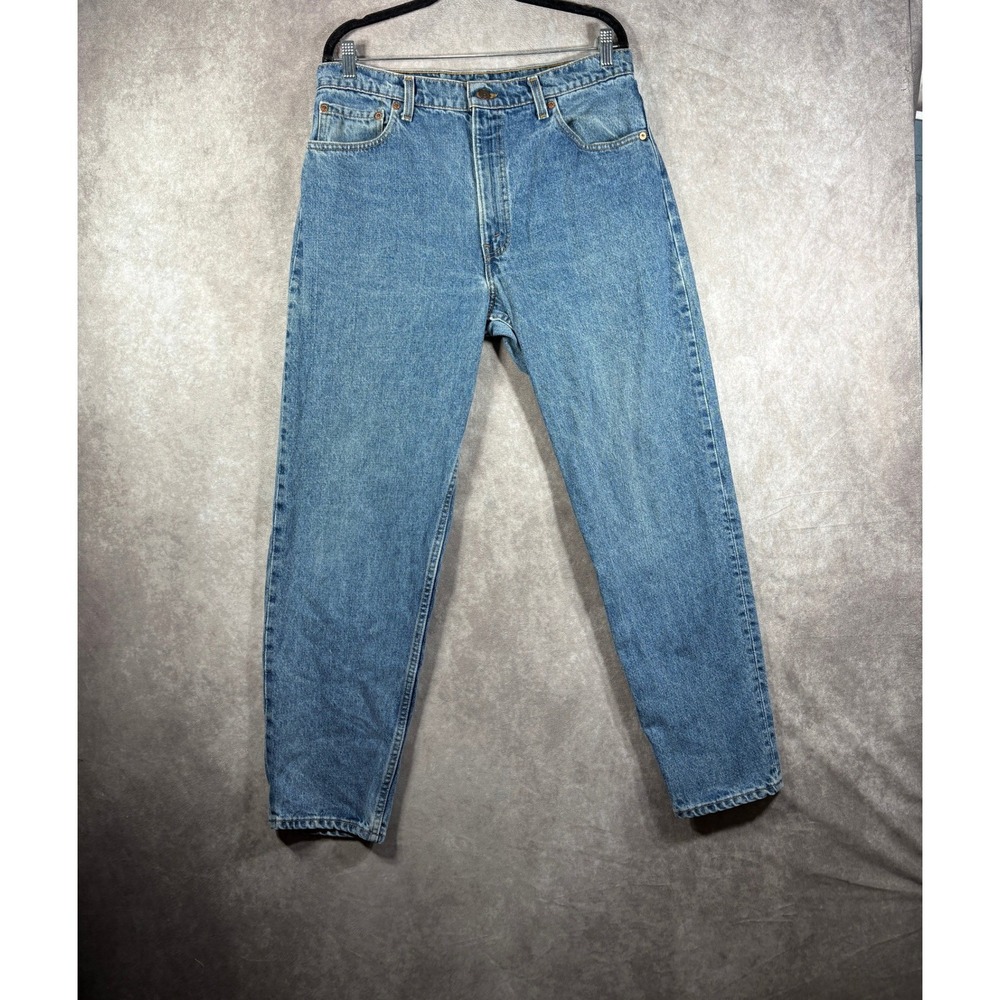 Vintage Levi's Jeans Mens 36x30 Blue 550 Relaxed Fit Tapered Leg Denim Wash y2k